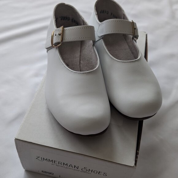 Girls White Zimmerman Shoes - Picture 3 of 10